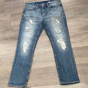 BKE Alec Distressed Blue Jeans